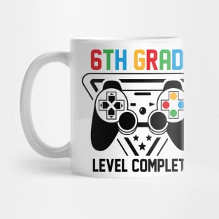 6th Grade Level Complete Gamer Boys Graduation Gifts Mug